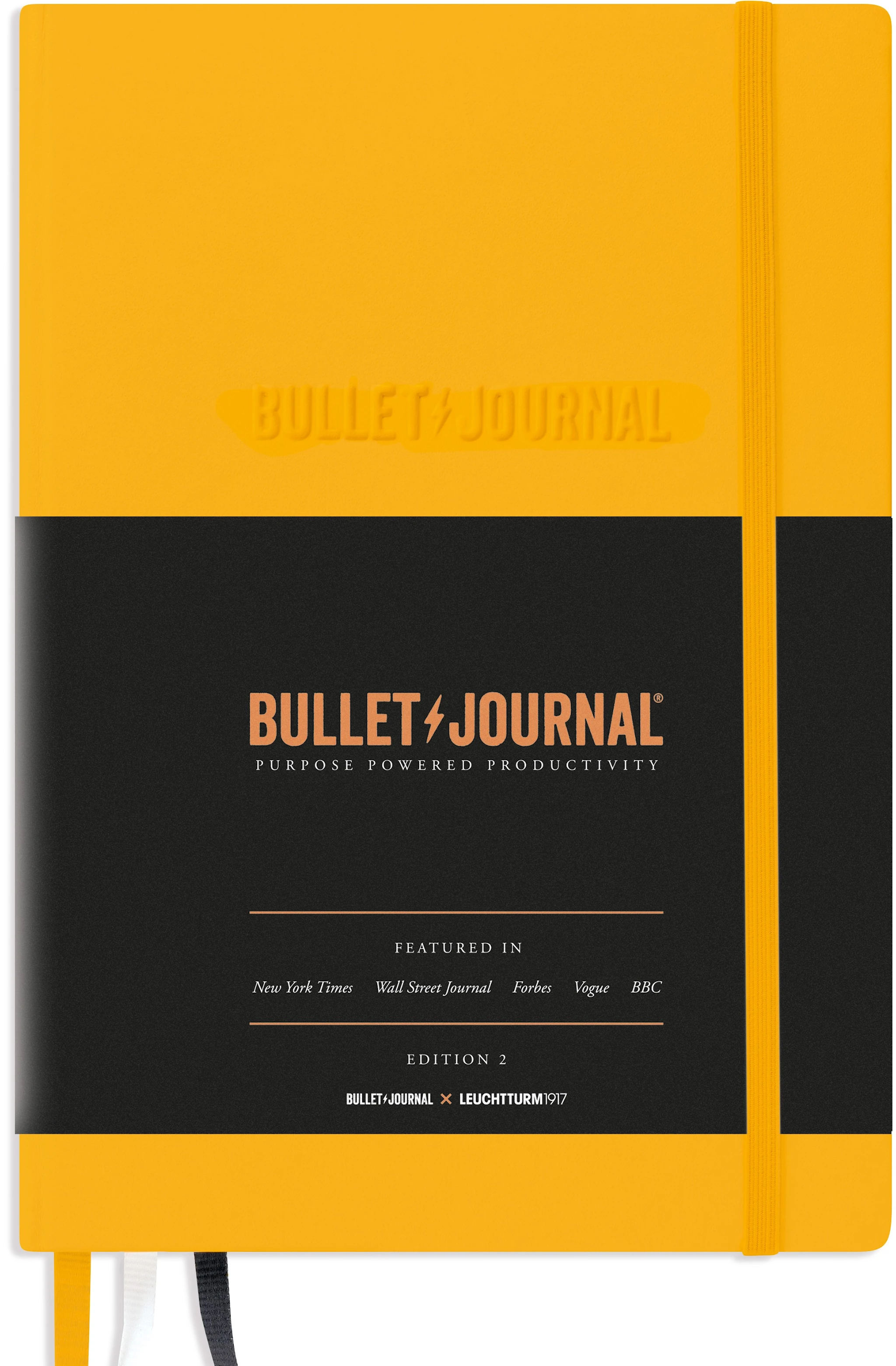 Produktbild för Bullet Journal A5 Prickad Yellow Leuchtturm1917