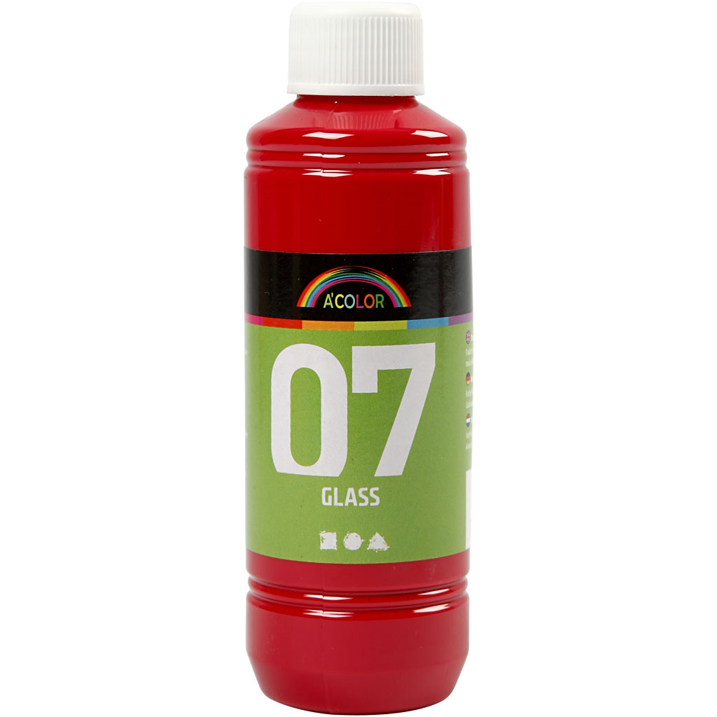 Dekorationsfärg 250 ml Röd