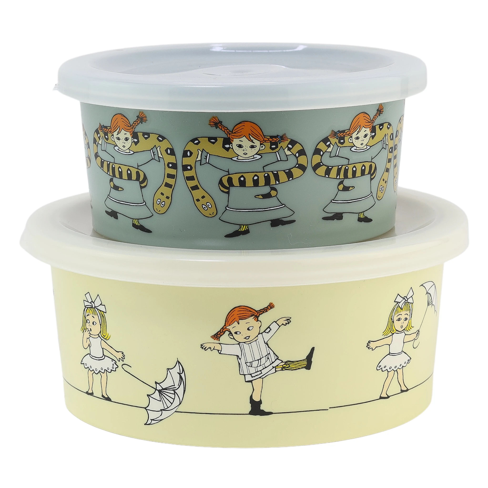 Produktbilde for Pippi Sirkus Snackboks 2-pakning Rätt Start