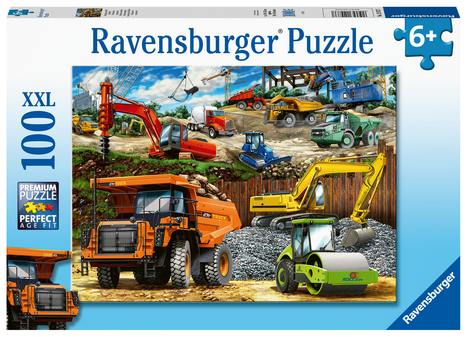 Construction Vehicles Palapelit 100 palaa Ravensburger