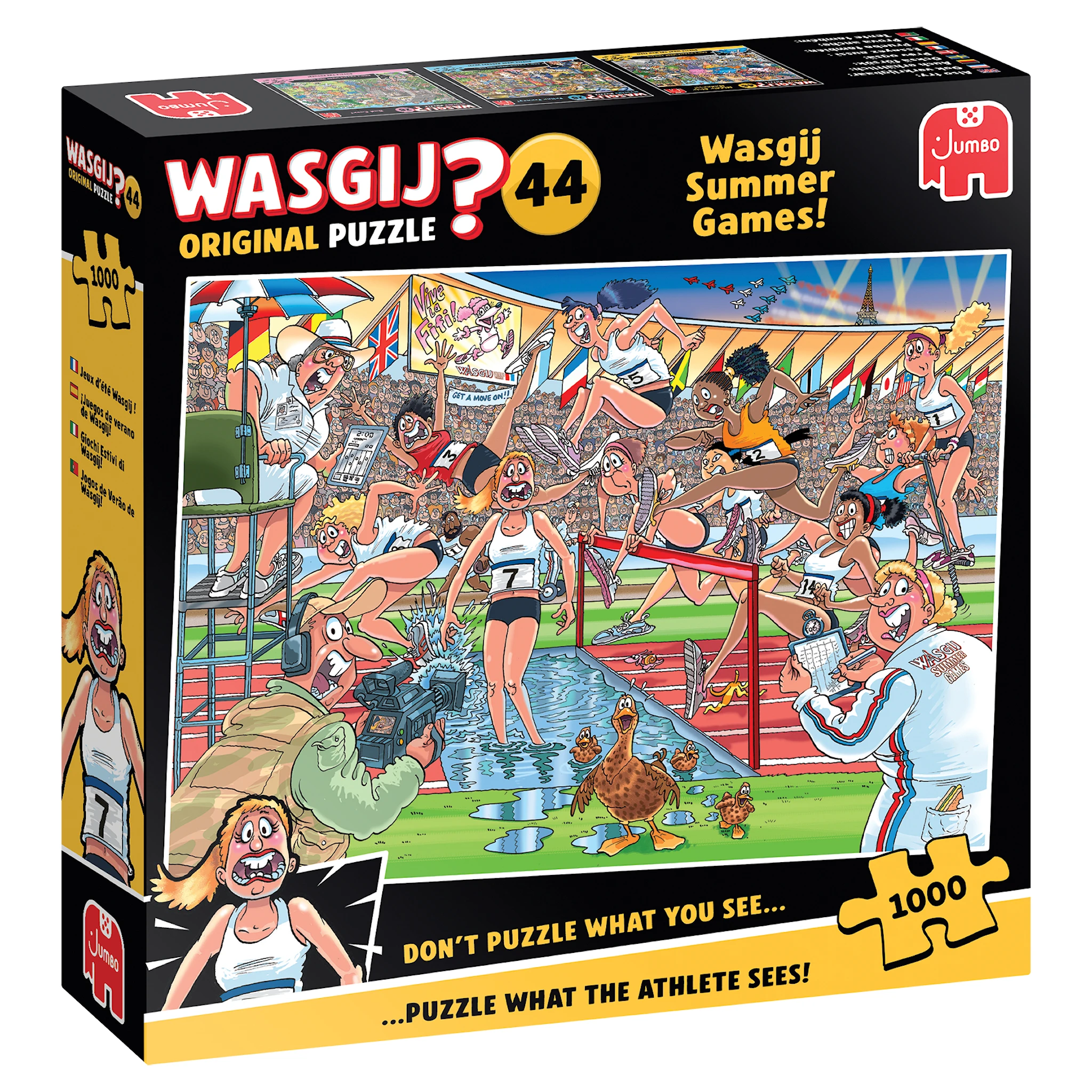 Produktbild för Wasgij Destiny 44 Summer Games! Pussel 1000 bitar
