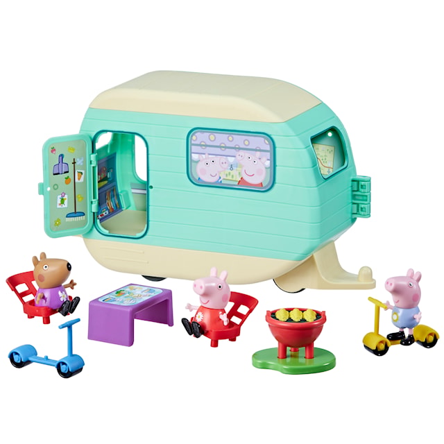 Tuotekuva 2 - Greta Gris Caravan figuurien kanssa