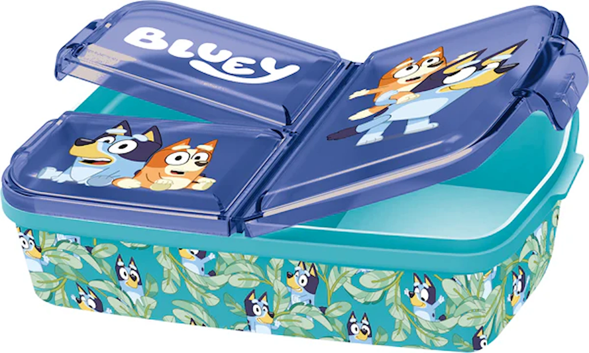 Produktbild för Matlåda med fler fack Bluey