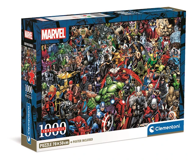 Pussel Impossible Marvel Avengers 1000 bitar, Clementoni