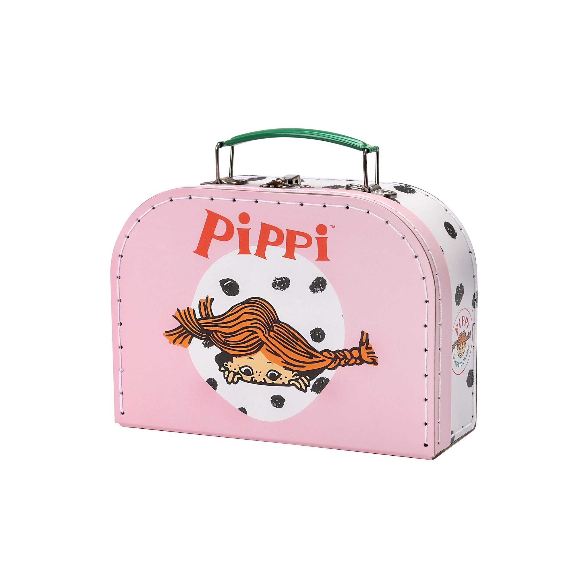 Produktbild för Pippi Resväska, 20 cm Rosa Micki