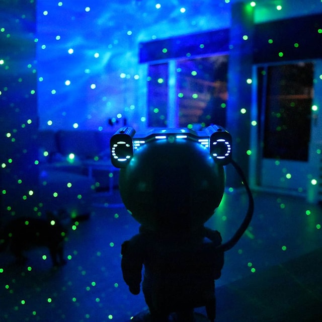 Produktbild 7 för Lampa Astronaut Star Projector