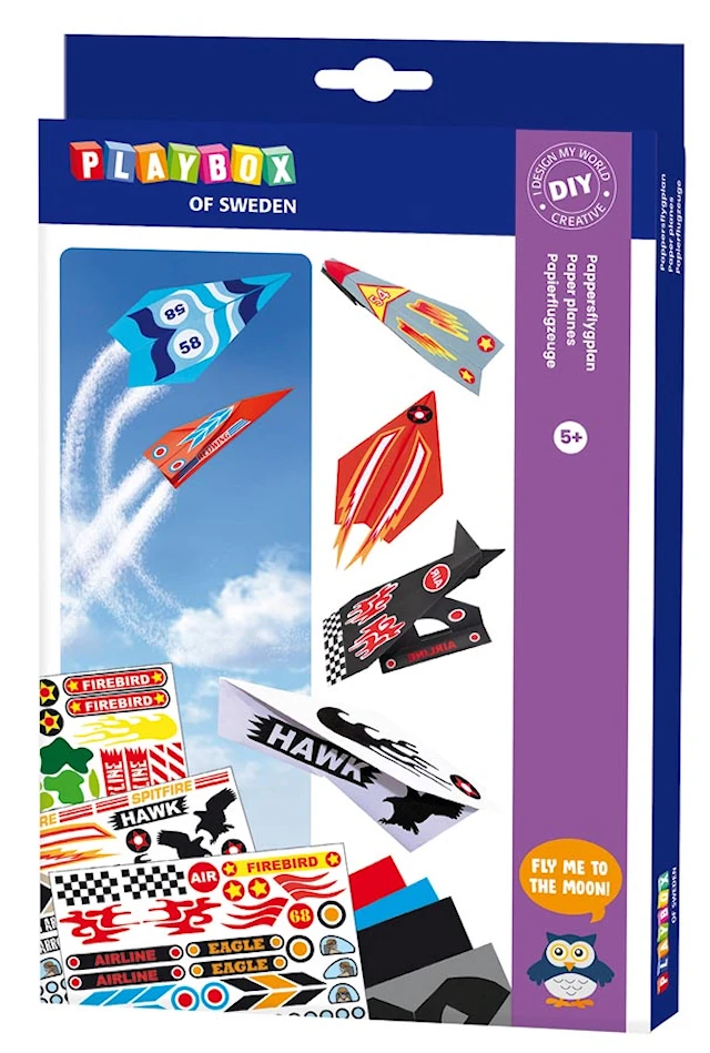 Pysselset Pappersflyg, Playbox