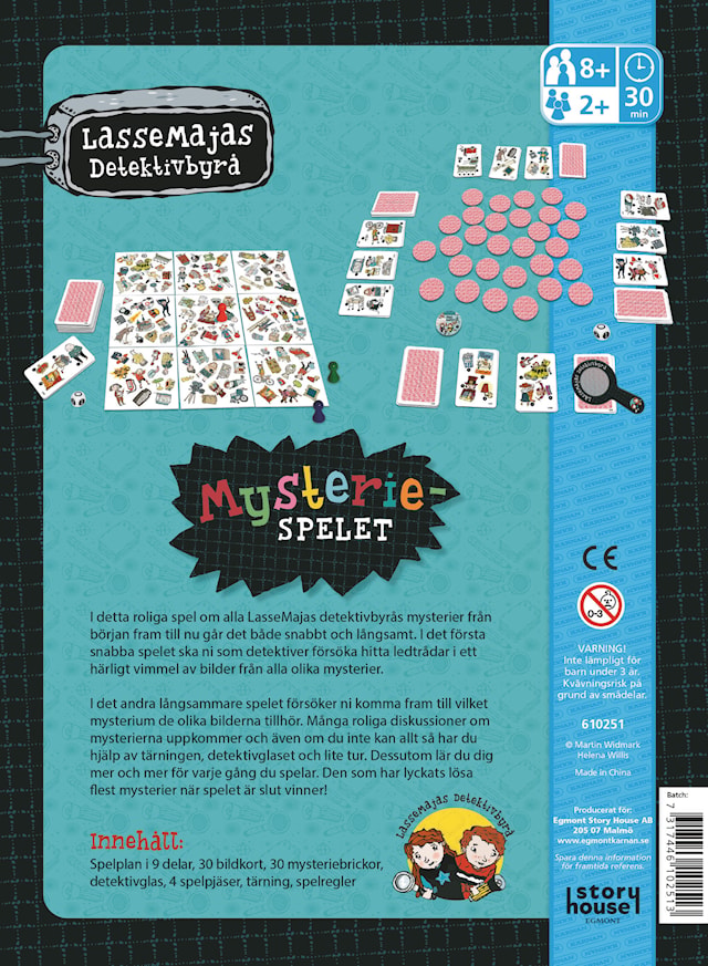 Produktbild 2 för LasseMaja Mysteriespelet (SE)