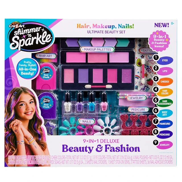 Deluxe 9-i-1 Deluxe Beauty and Fashion Shimmer N Sparkle