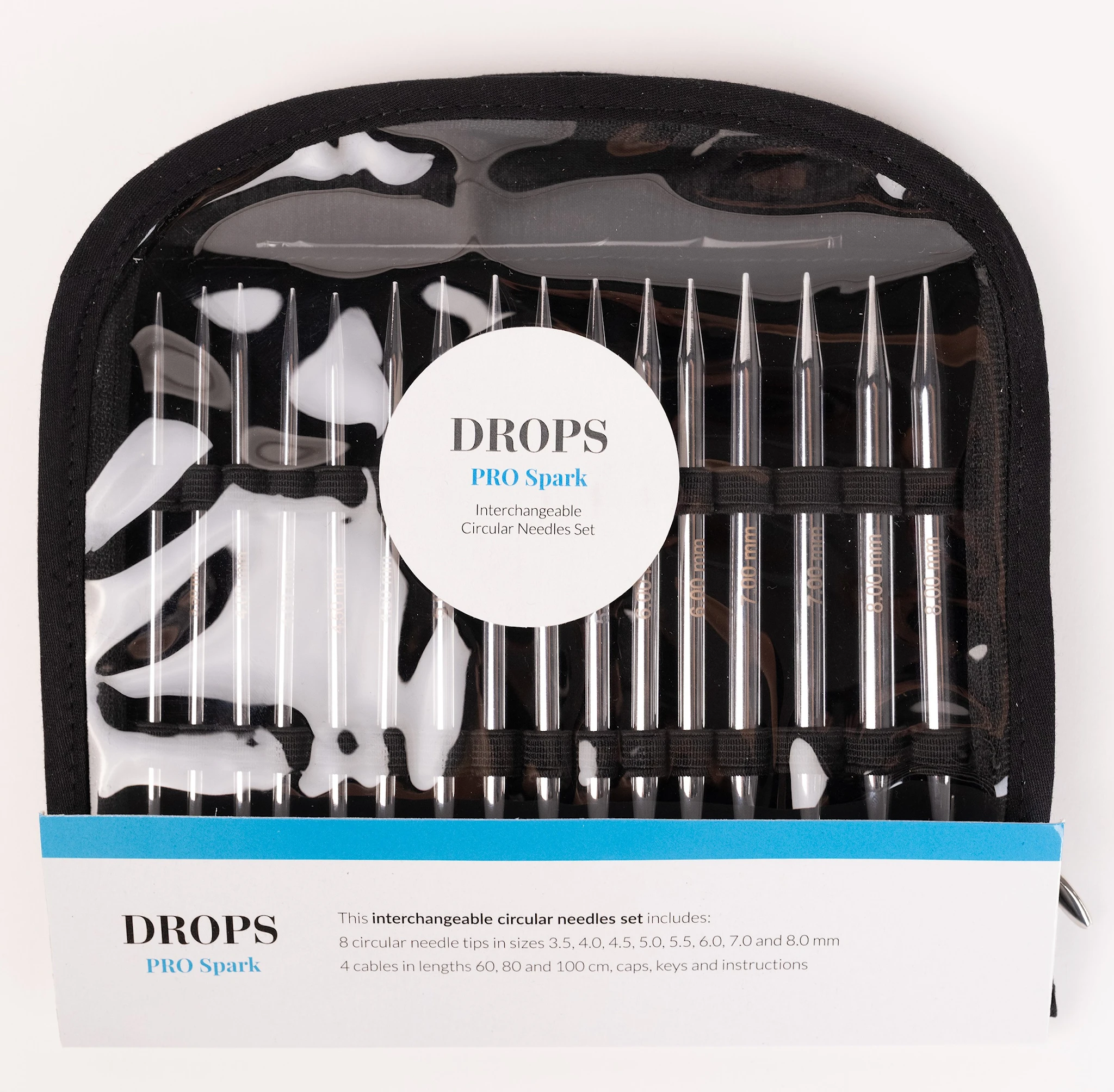 Produktbilde for Rundpinnesett 8 st Utskiftbare vaiere Pro Spark Drops
