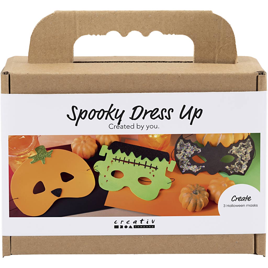 Mini DIY Kit Halloweenmasker 1 f&ouml;rp.