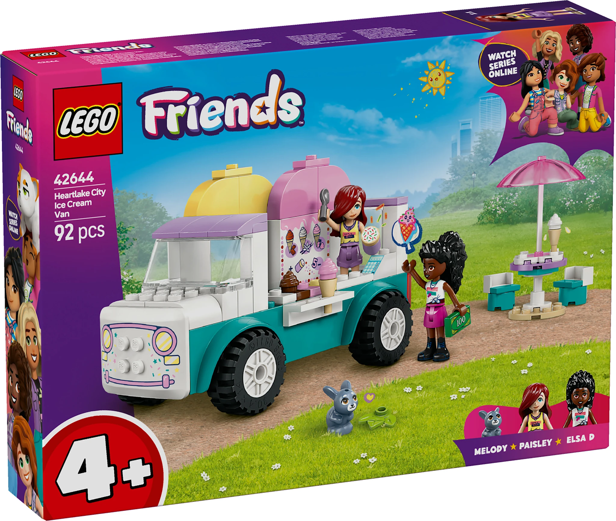Tuotekuva ille Heartlake Cityn jäätelöauto LEGO® Friends (42644)