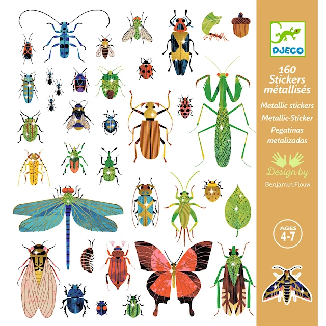 Tarrat Hyönteiset 160-pack Djeco