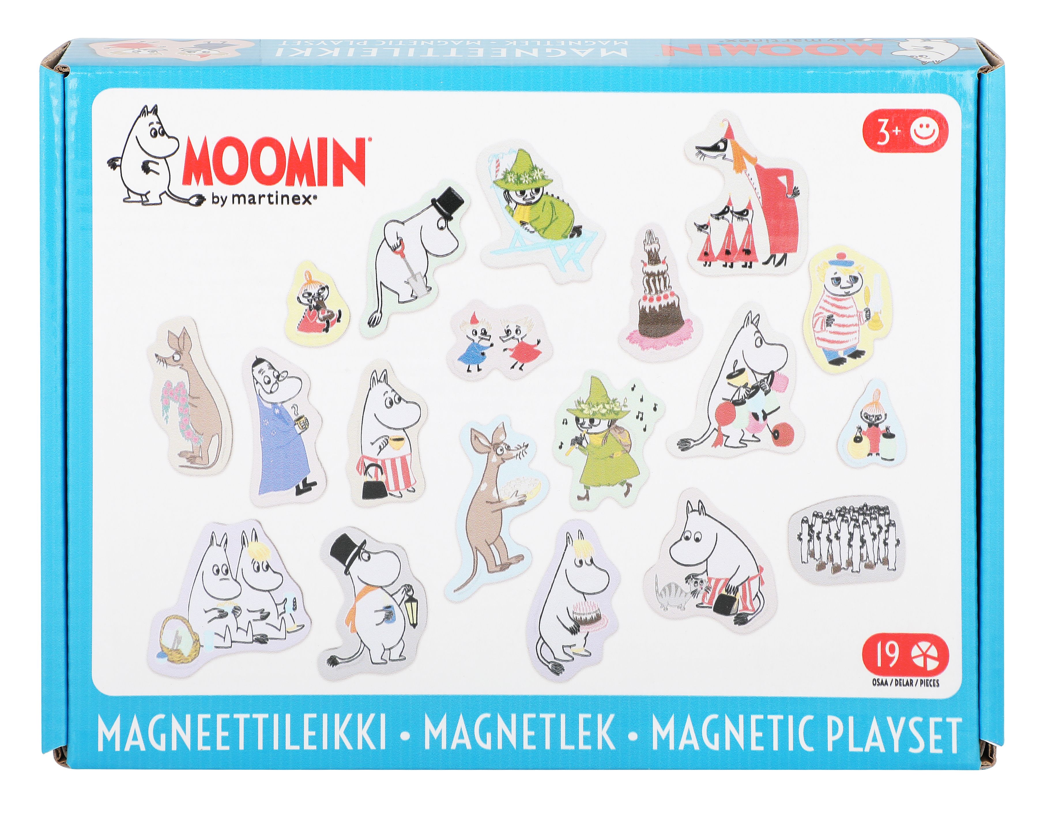 Magneettiset hahmot 19 kpl Muumi