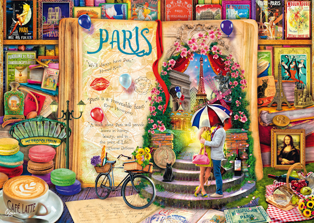 Tuotekuva 2 - Memories Of Paris Palapeli 1000 Palaa Schmidt