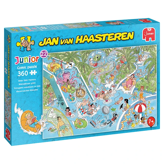 Jan Van Haasteren Junior Water Slide Madness Pussel 360 bitar