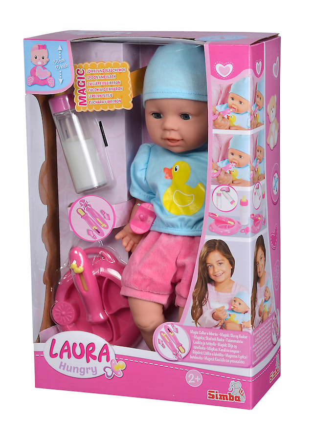 Tuotekuva 7 - Simba Toys Laura Nukke Nälkäinen, 38 cm