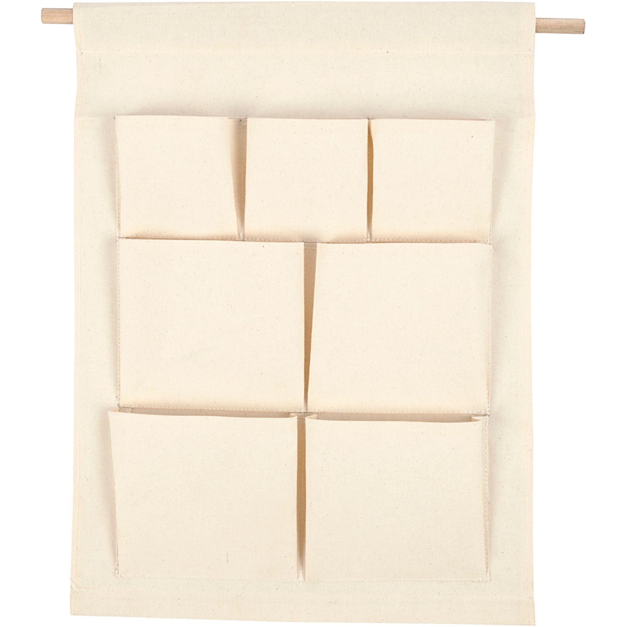 Produktbilde for Lommeoppheng, H: 46 cm, B: 34 cm, lys natur, 1 stk.