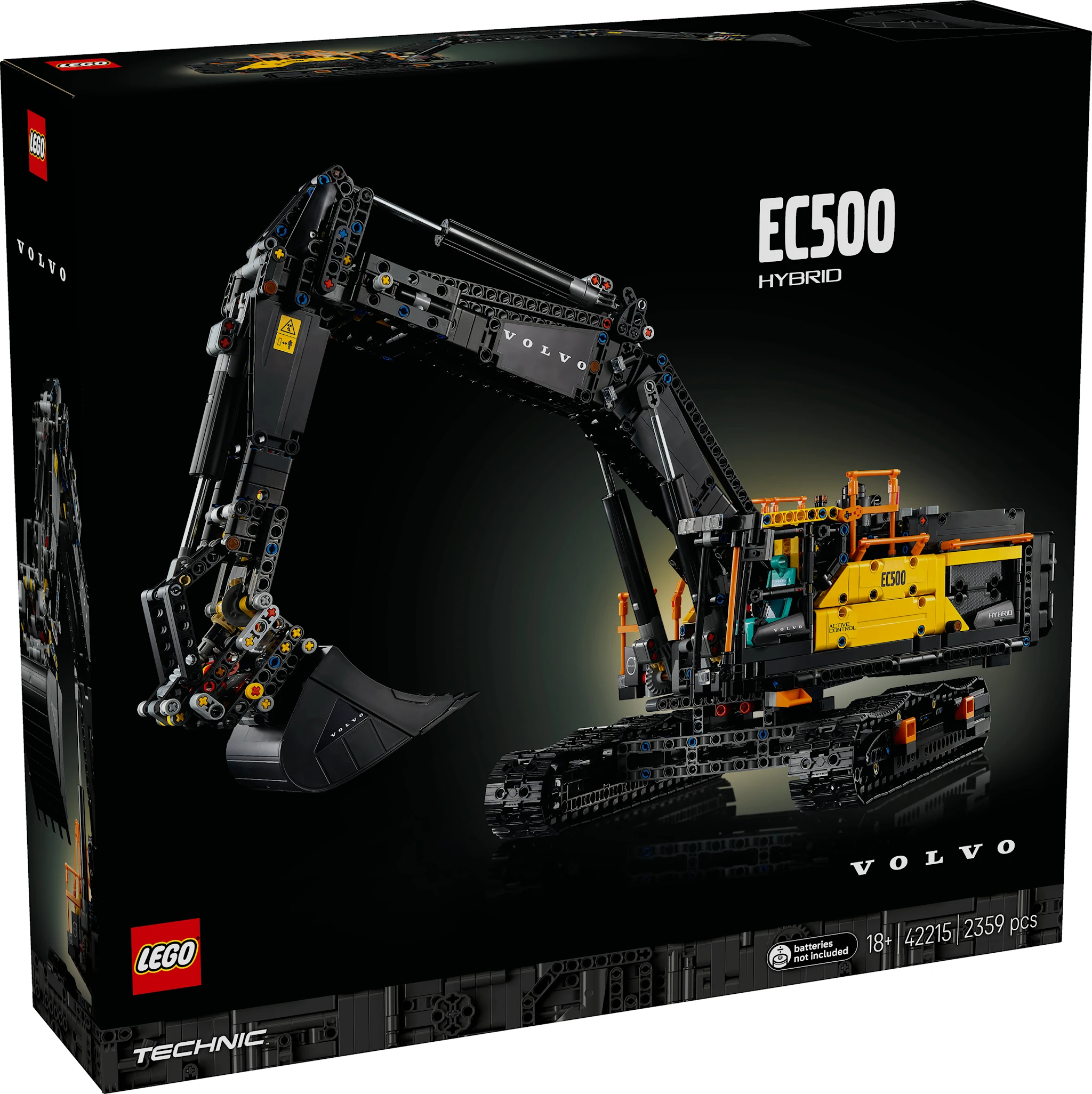 Tuotekuva ille Volvo EC500 Hybrid ‑kaivukone LEGO® Technic (42215)