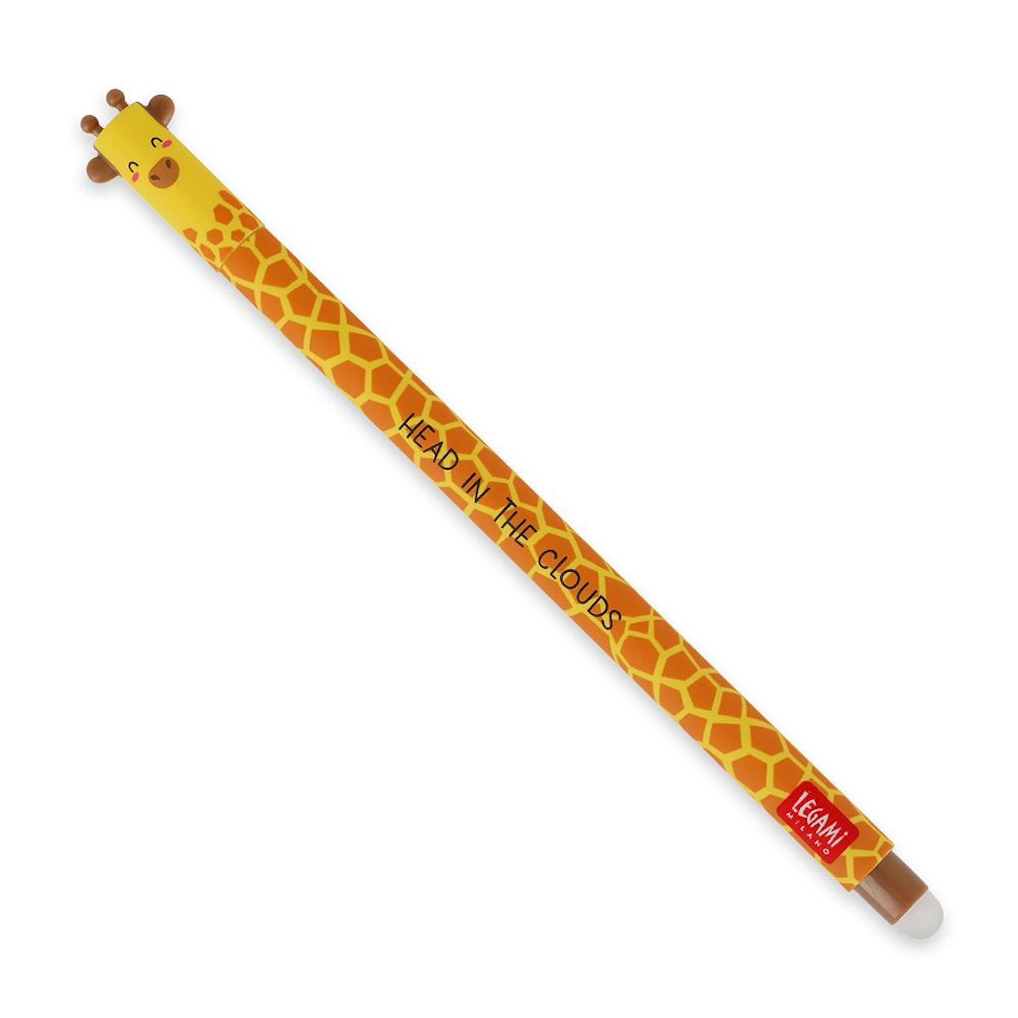 Tuotekuva ille Erasable gel pen, Giraffe, musta, geelikynä, jossa on pyyhittävä muste