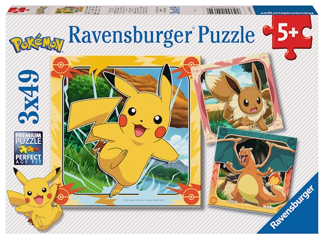 Pokémon 3x49p Ravensburger