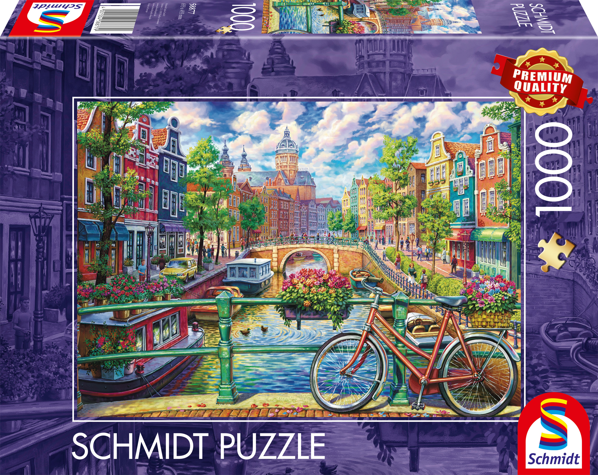 Amsterdam Canal Palapeli 1000 Palaa Schmidt