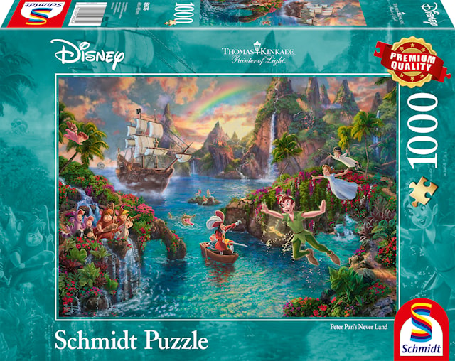 Tuotekuva 1 - Disney Peter Pan Thomas Kinkade Palapeli 1000 palaa Schmidt