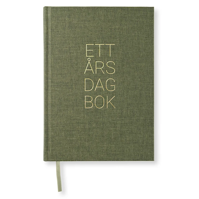 1-Års Dagbok A5 Khaki Green Paperstyle