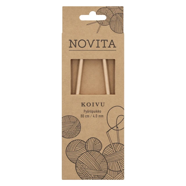 Pyöröpuikot 80 cm koivu 2,5 Novita