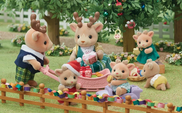 Reindeer Family Sylvanian Families