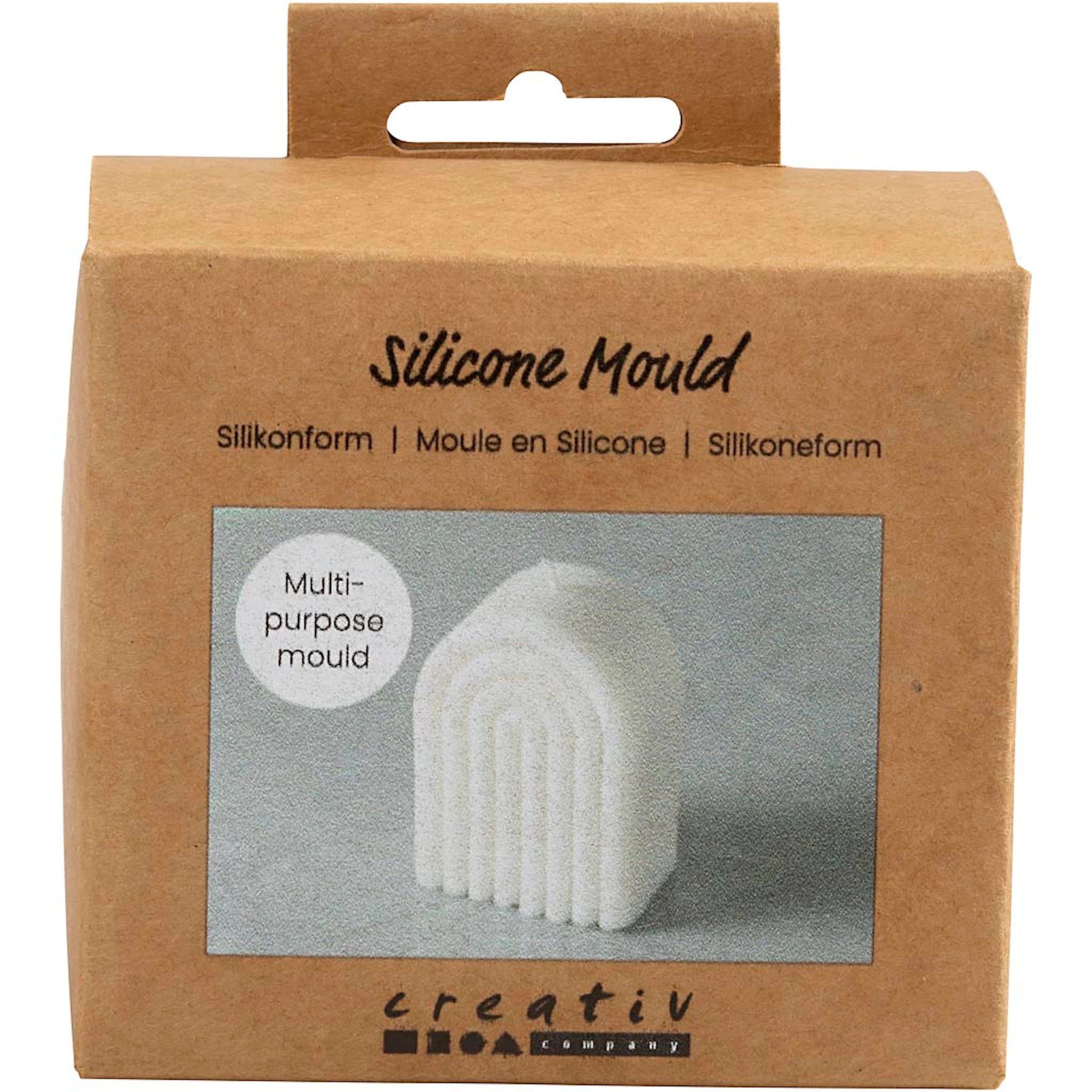 Produktbilde for Silikonform , Bue, H: 8 cm, dia. 4 cm, B: 5,5 cm, 1 stk./ 1 pk.