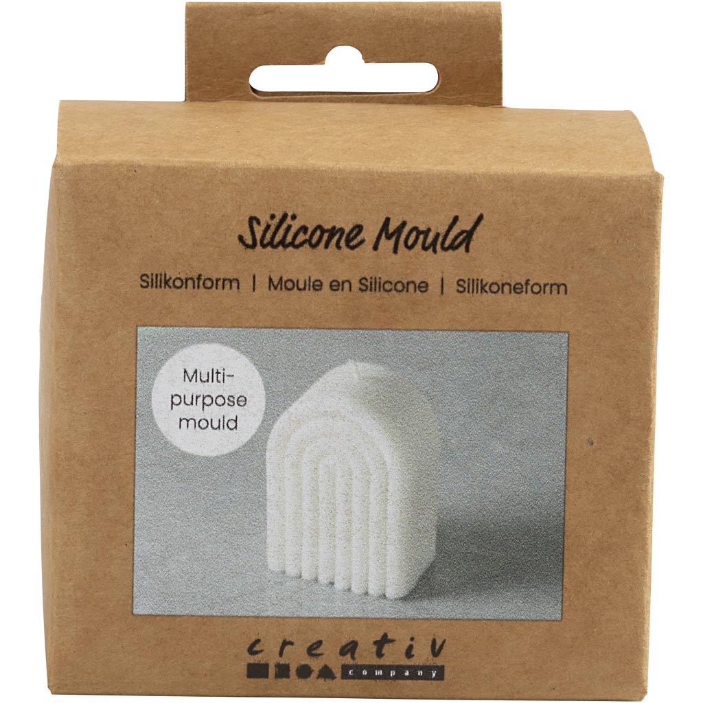 Silikonform för gjutning bågformad höjd 8 cm Creativ Company