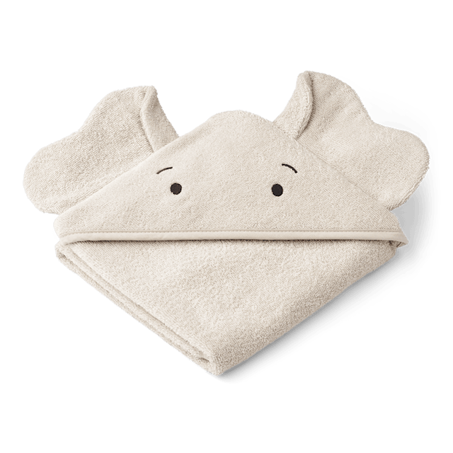 Produktbild 1 för Albert Babyhandduk Elefant Sandy Liewood