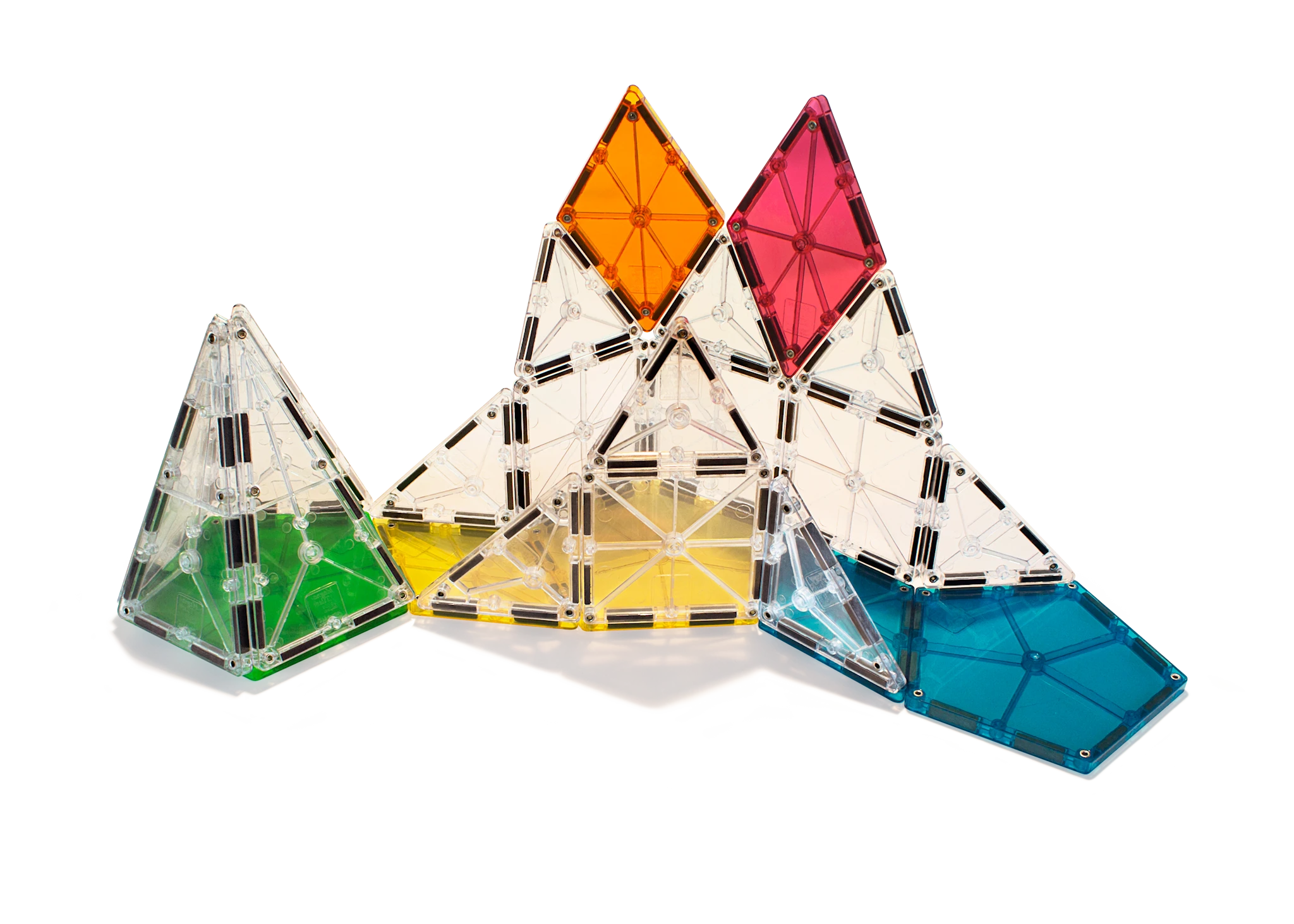 Produktbild för Magna-Tiles Polygons 8 Delar Expansionsset