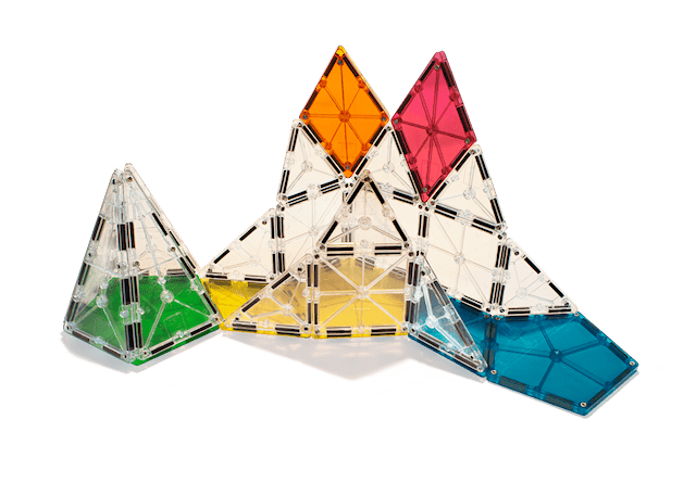 Tuotekuva 1 - Magna-Tiles Polygons 8 Osaa Laajennussarja