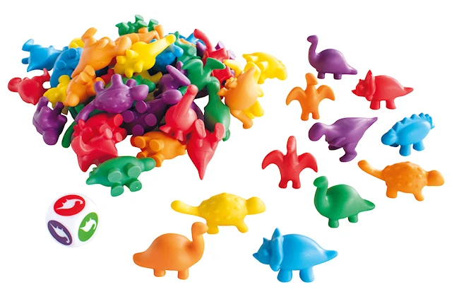 Färgsortering Dinosaurier 60-pack MyPauze