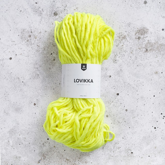 Lovikka 100g Neongul (7623); järbo