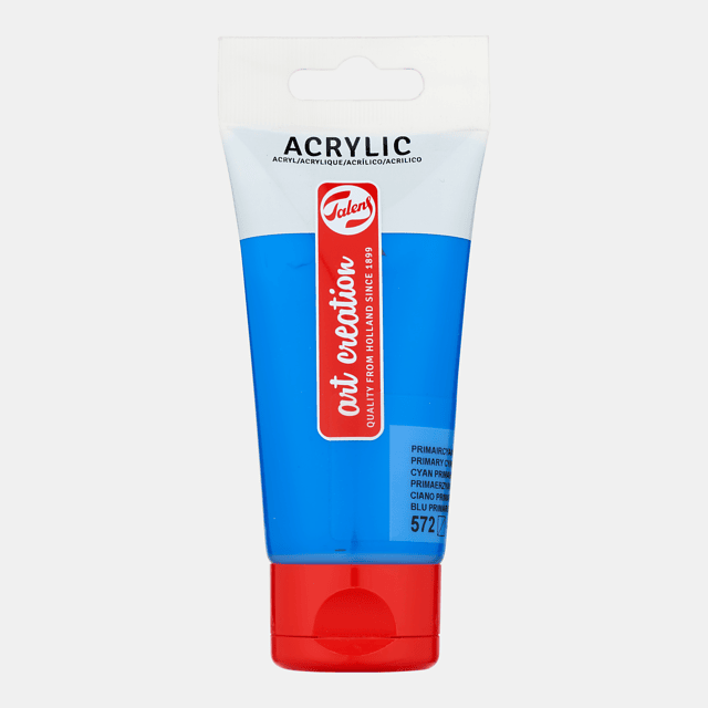 Akrylmaling 75 ml Primær Cyan Talens Art Creation