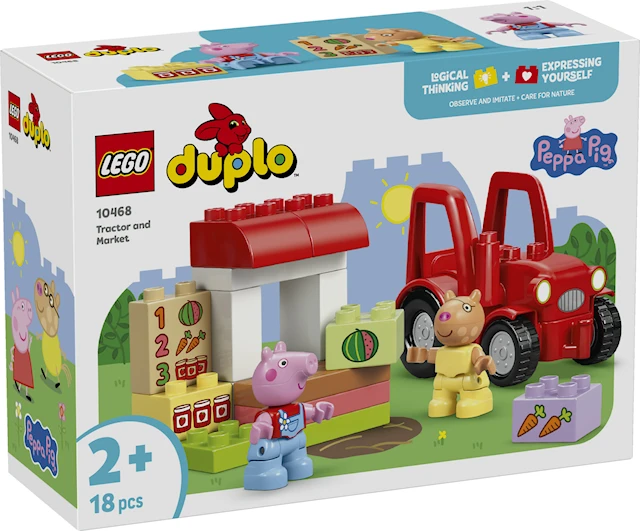 Greta Gris Traktor och marknad LEGO® DUPLO® (10468)