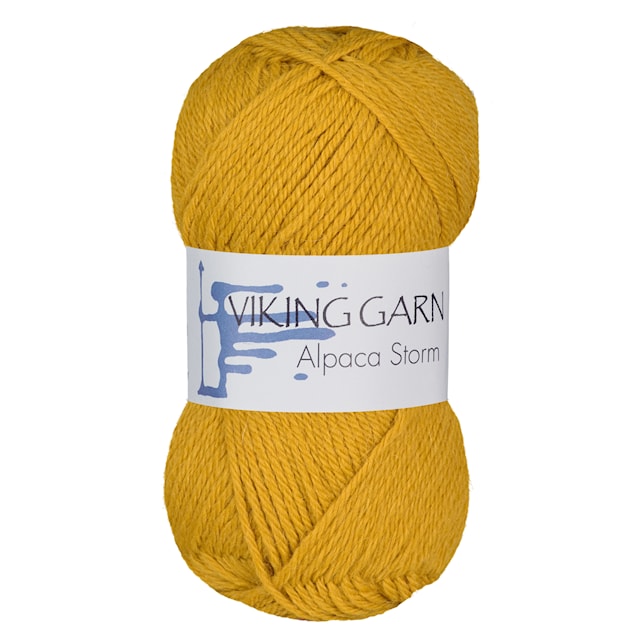 Alpaca Storm 50 g keltainen Viking Garn