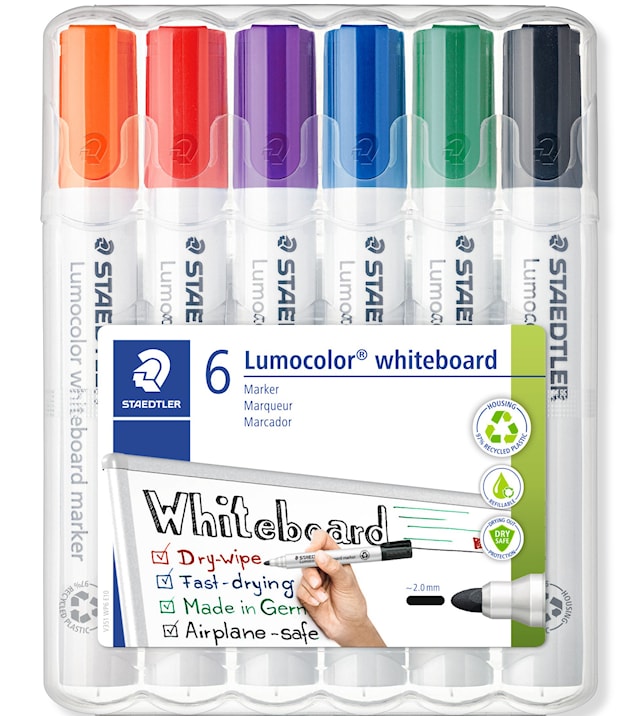 Produktbilde 1 for Lumocolor Whiteboardtusj 6 stk. Staedtler
