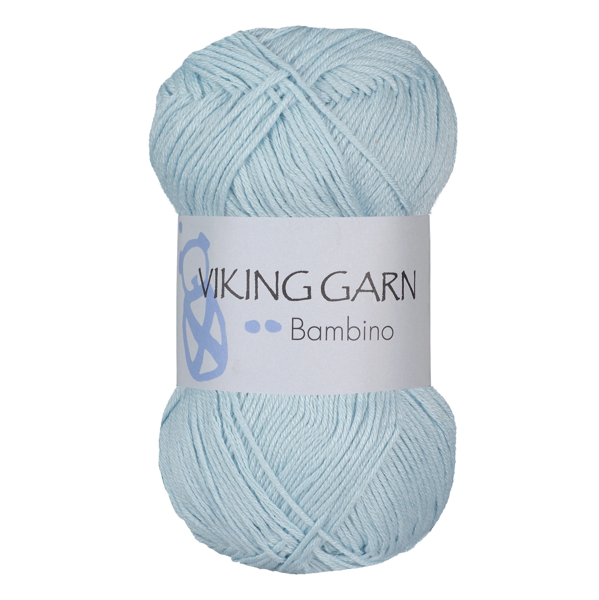 Produktbilde for Bambino 50 g Lys blå 420 Viking Garn