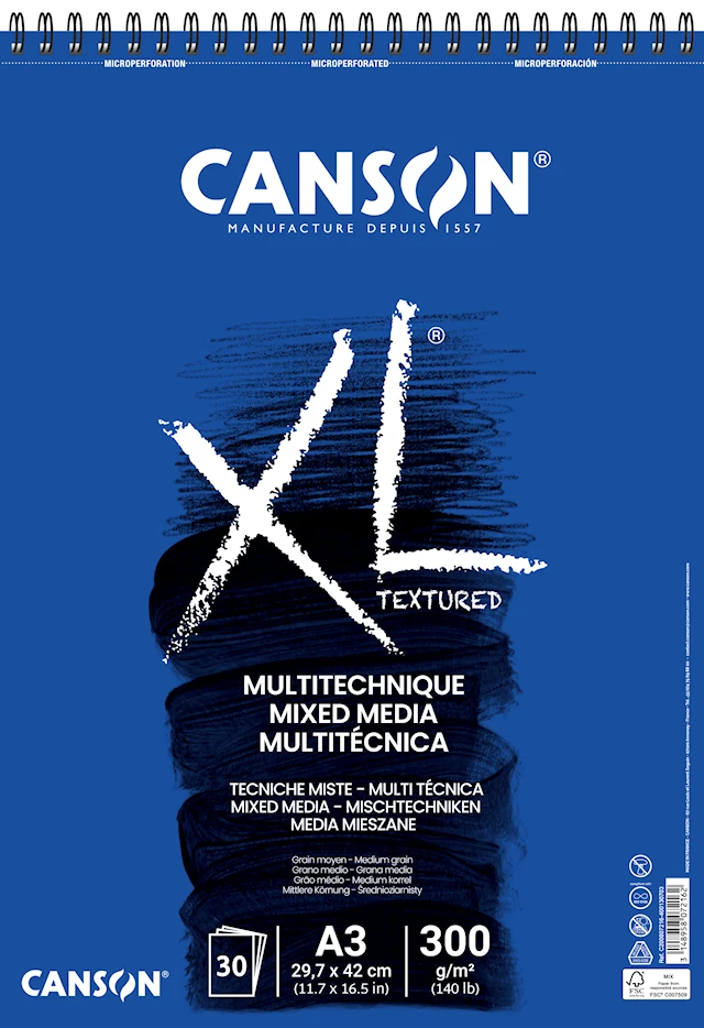 Canson XL Mix Media 30 arkkia A3 300 gr