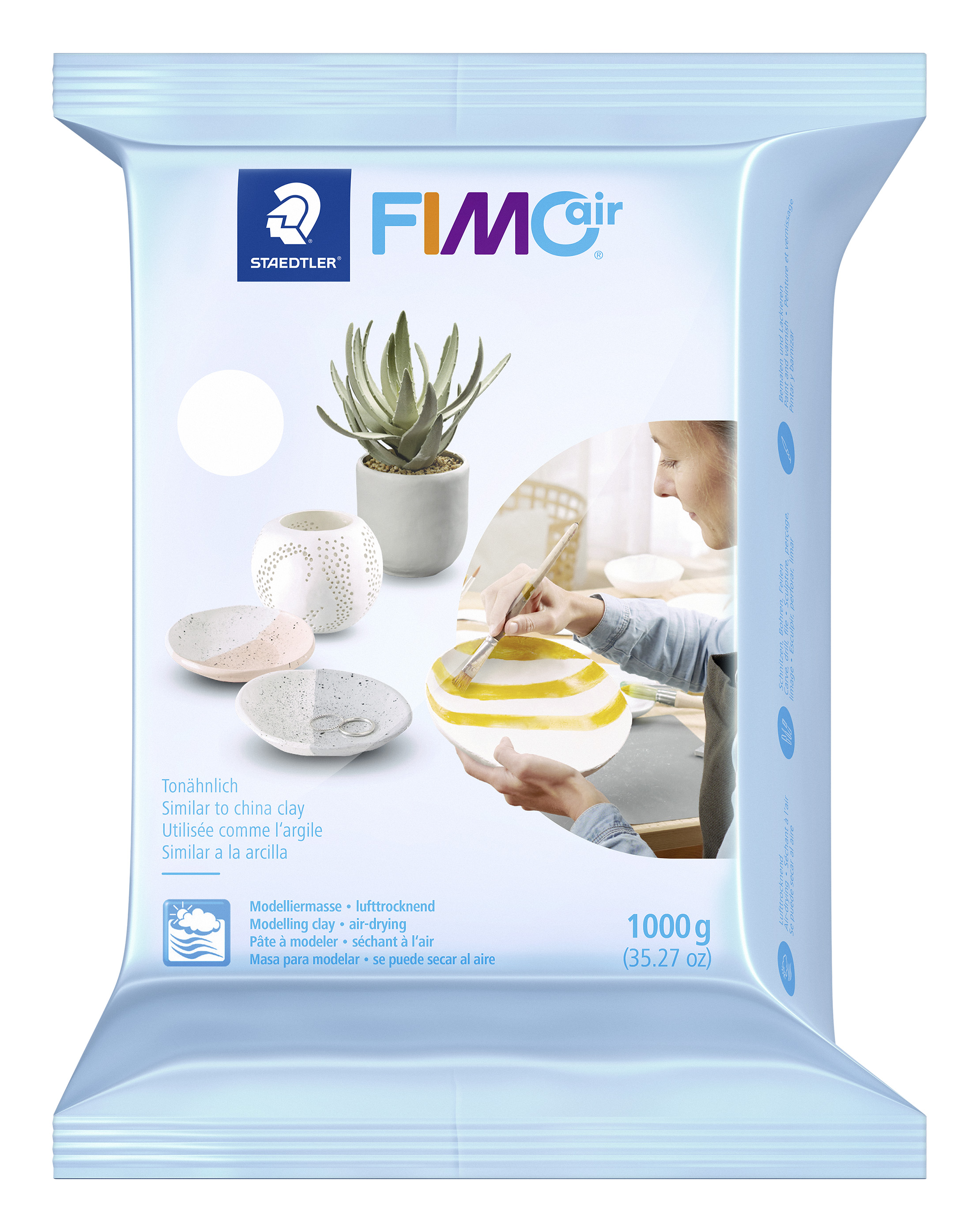 FIMO Air modellera 1000g vit Staedtler