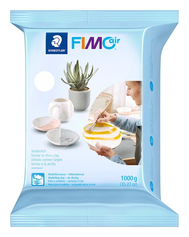 FIMO Air modellera 1000g vit Staedtler