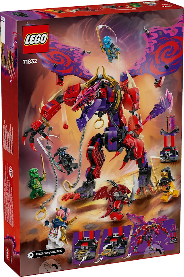 Tuotekuva 3 - Kaaoslohikäärme Thunderfang LEGO® Ninjago (71832)
