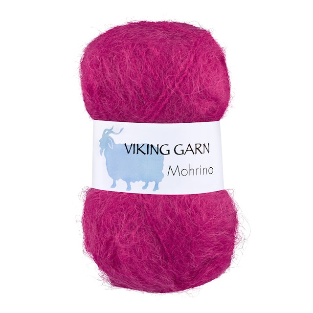 Mohrino 50 g Raspberry Red 565 Viking Garn