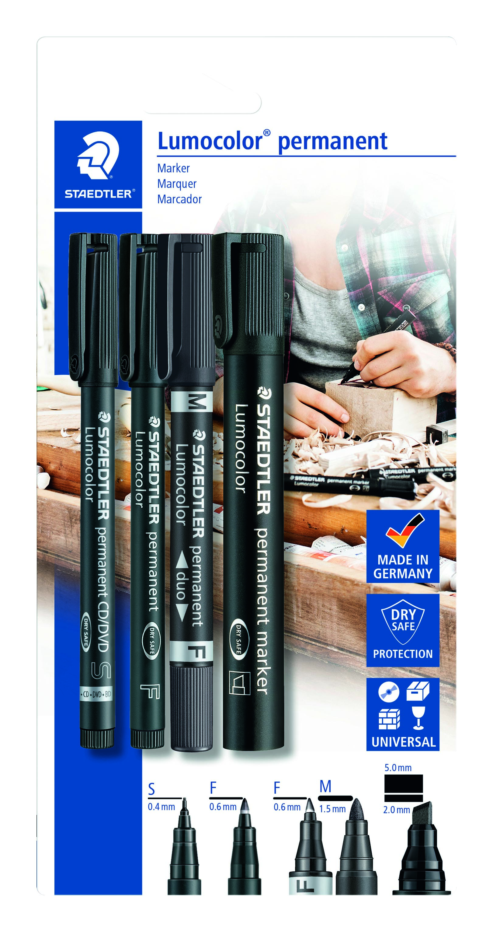 Staedtler Lumocolor mix set 4-pack