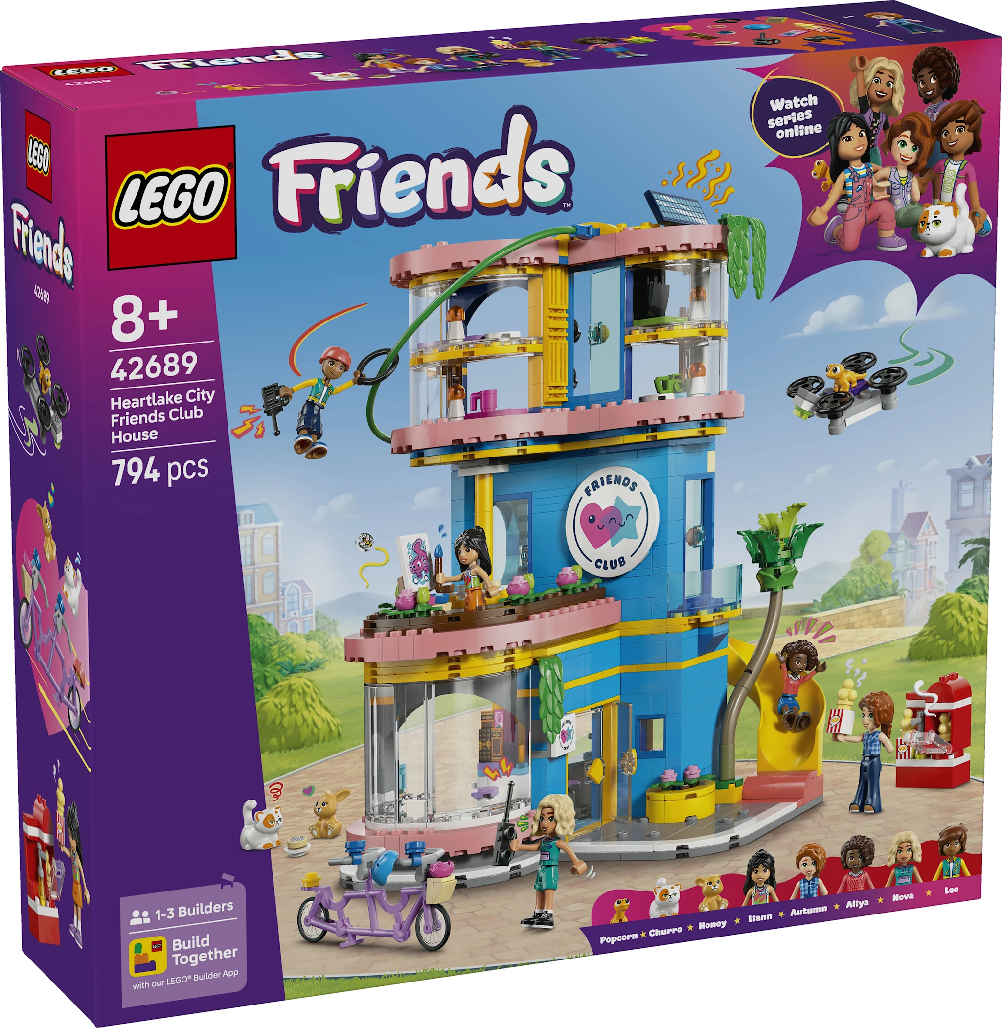 Tuotekuva ille LEGO Friends Heartlake Cityn kerhotalo (42689)