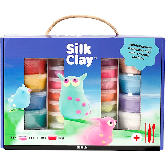 Silk Clay Modellera Presentask Mix